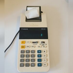 Canon Printing Calculator with Paper Roll